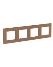 Рамка 4-постовая Legrand Niloe Step медь (864774)