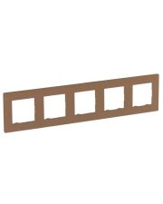 Рамка 5-постовая Legrand Niloe Step медь (864775)