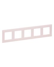 Рамка 5-постова Legrand Niloe Step рожевий (863295)