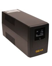 Устройство бесперебойного питания GEAR 1200VA LCD metal RJ45+USB (GU-1200MLCD)