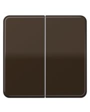 Двойная клавиша Jung CD 500 CD595BR коричневый