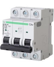 Автомат захисту мережі Promfactor CITY FB1-63 3P C 55A 6кА (FB1CI3055)