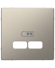 Накладка USB розетки Schneider Electric D-Life MEG4367-6050 никель