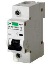 Автоматичний вимикач Promfactor ECO FB1-125 1P C 75A 10кА (FB1C1075)