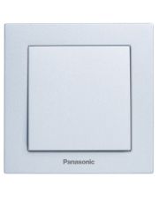 Вимикач 1 кл Panasonic Karre Plus 55 (срібло)