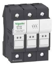 Тримач запобіжників Schneider Electric TeSys DF103 3P 32A 10х38мм