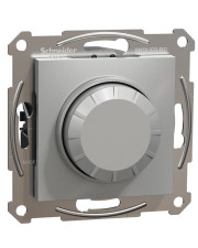 Поворотный димер для LED ламп RC 3-370Вт Schneider Electric Asfora без рамки алюминий (EPH6800161)