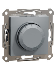 Поворотный димер для LED ламп RC 3-370Вт Schneider Electric Asfora без рамки сталь (EPH6800162)