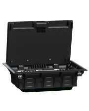 Підлоговий лючок Schneider Electric розмір L, 8 модулів, Unica System+