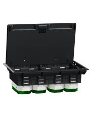 Підлоговий лючок Schneider Electric розмір XL, 12 модулів, Unica System+