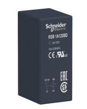 Миниатюрное электромеханическое реле Schneider Electric RSB1A120BD 1CO 24В