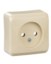 Накладная розетка Schneider Electric Prima WDE001100 без заземления (крем)