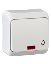 Выключатель кнопочный Schneider Electric Prima WDE001015 (белый)