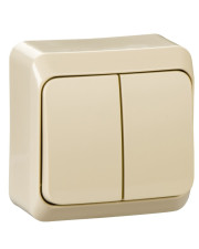 Вимикач 2-кл. Schneider Electric Prima WDE001150 (крем)