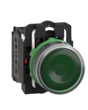Кнопка с возвратом Schneider Electric XB5AW33B5 24В зеленая