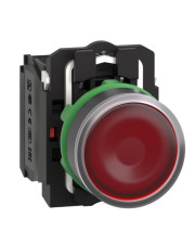 Кнопка с возвратом Schneider Electric XB5AW34B5 24В красная