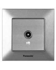 Розетка TV кінцева Panasonic Arkedia Slim (срібло)