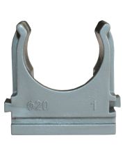 Клипса для гофротрубы TNSy d20 серая (TNSy5506210) 100шт