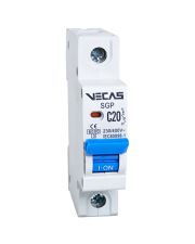 Автоматический выключатель Vecas 1Р 20А 6кА C SGP (VCS-000004)