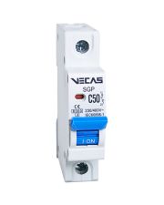 Автоматический выключатель Vecas 1Р 50А 6кА C SGP (VCS-000008)