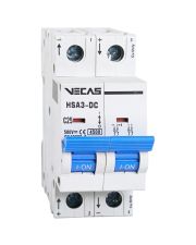 Автоматический выключатель Vecas 2Р 25А 4,5кА C DC HSA3-DC (VCS-000028)
