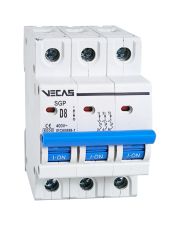 Автоматический выключатель Vecas SGP 3P 8A D (VCS-000204)