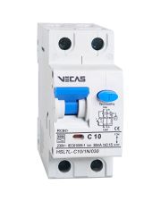 Дифференциальный автомат Vecas HSL7L 2P C10 30мА 6кА тип A (VCS-000049)