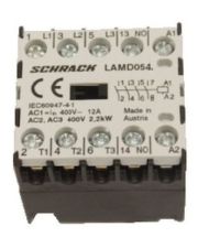 Контактор Schrack LAMD0545 4P 4НВ 5A 2,2кВт 24В DC