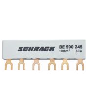 Шина соединительная Schrack для 2хBE5 45мм вилочная (FORK) 10мм² 63А (2 АЗД)