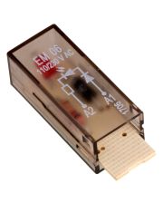 Модуль красного светодиода Schrack Technik для гнезд YPT/PT/YRT/RT 110-230В AC EM06