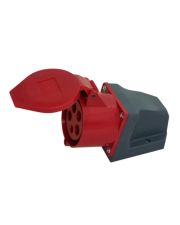 Стационарная розетка UEC125 3Р+РЕ+N 32А 380В IP44