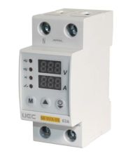 Реле напряжения и тока UEC SB-RVA-08 2P 63A