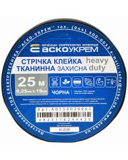Лента клейкая тканевая защитная Аско-Укрем heavy duty (A0150020063) 25м