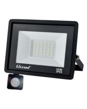 Алюмінієвий LED прожектор Lezard (PAL6530S) 30Вт 6500K 2400Лм IP65 з датчиком руху