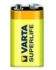 Батарейка солевая Varta Superlife крона