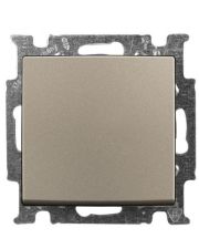 Однокнопочный выключатель ABB Basic 55 2006/1 UC-93-507 (шампань)