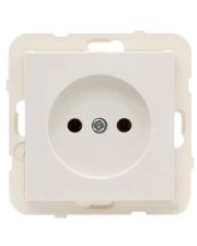 Одинарная розетка без з/к Logus 21121 TPE 16А 250В (жемчуг)