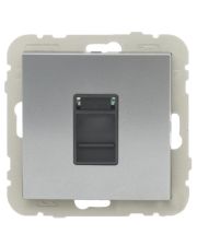 Телефонная розетка Logus 21251 TAL RJ11 (алюминий)