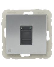 Компьютерная розетка Logus 21453 TAL RJ45 (Cat.5e) (алюминий)