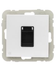 Компьютерная розетка Logus 21453 TBR RJ45 (Cat.5e) белая