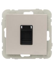 Телефонная розетка Logus 21251 TPE RJ11 (жемчуг)