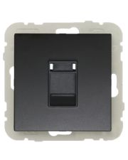 Телефонная розетка Logus 21251 TPM RJ11 (черная матовая)