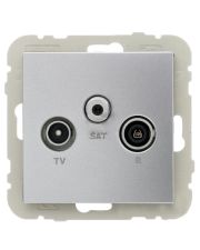Телевізійна розетка Logus 21543 TAL R TV-SAT (алюміній)
