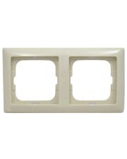 Двухместная рамка ABB Basic 55 2512-92-507 (слоновая кость)