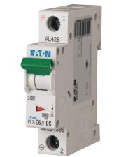 Автоматический выключатель Eaton PL7-C6/1-DC 250В DC 6А C