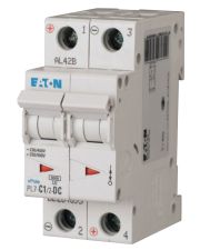 Автоматический выключатель Eaton PL7-C1/2-DC 500В DC 1А C