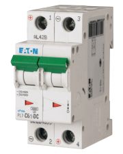 Автоматический выключатель Eaton PL7-C6/2-DC 500В DC 6А C