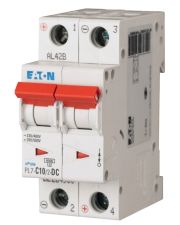 Автоматический выключатель Eaton PL7-C10/2-DC 500В DC 10А C