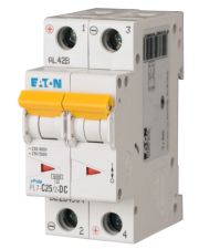 Автоматический выключатель Eaton PL7-C25/2-DC 500В DC 25А C