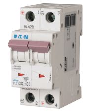 Автоматический выключатель Eaton PL7-C32/2-DC 500В DC 32А C